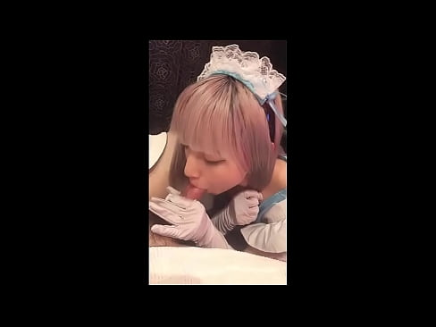 ❤️ יפני איידול [מאיוקה], תחפושת עוזרת צרפתית, חלק 1, מציצה וטלטלה עם קרם פורנו תוצרת בית אצלנו